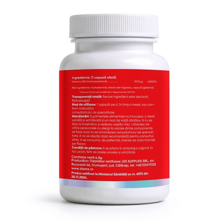 Vitamina B12, 30 capsule, Biome 747699