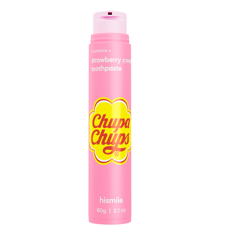 Pasta de dinti cu aroma de capsuni si frisca Chupa Chups, 60 g, Hismile