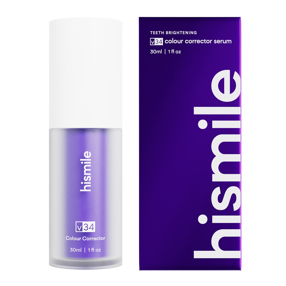 Ser pentru albirea dintilor V34 Colour Corrector, 30 ml, Hismile