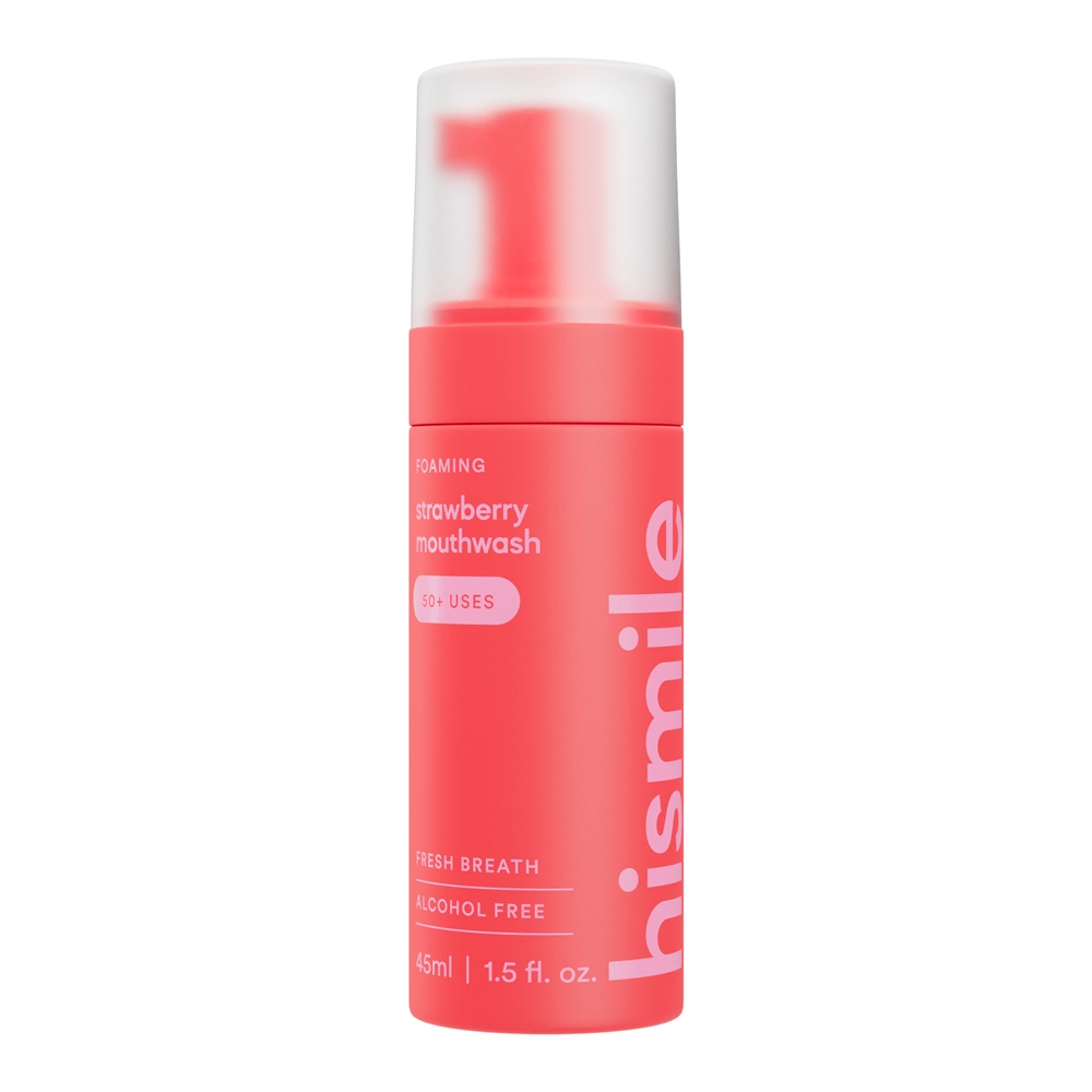 Spuma pentru ingrijirea orala cu aroma de capsuni, 45 ml, Hismile