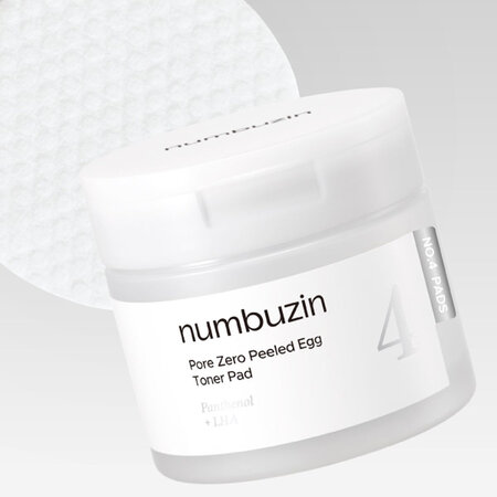 Dischete tonice exfoliante pentru reducerea porilor No.4, 70 bucati, Numbuzin 717403
