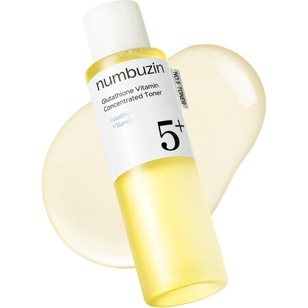 Toner concentrat iluminator cu glutation si vitamine No.5+, 200 ml, Numbuzin 717411