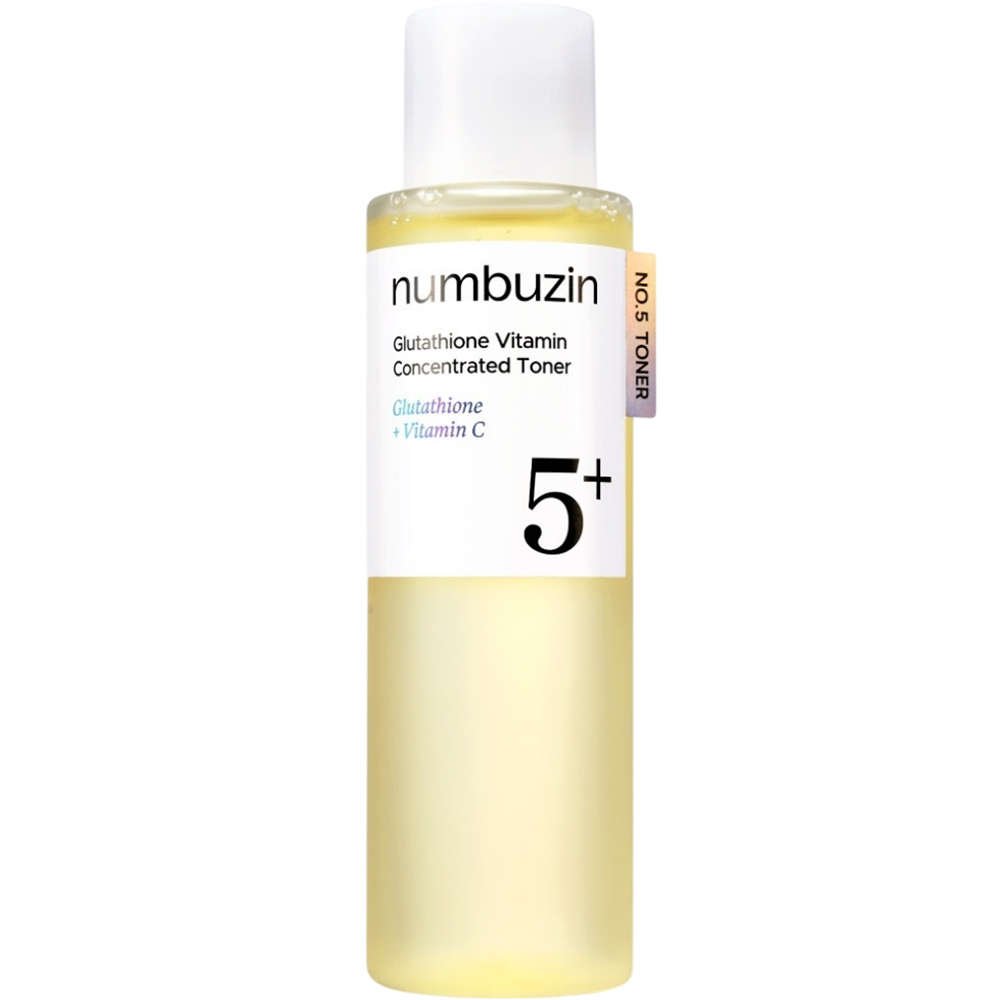 Toner concentrat iluminator cu glutation si vitamine No.5+, 200 ml, Numbuzin