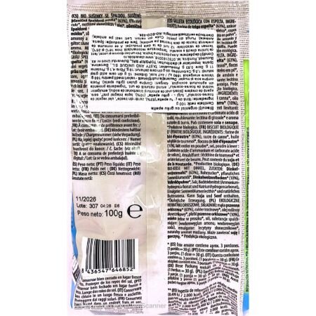 Mini biscuiti bio cu cacao, Stitch, 100 g, Tasty and Unique 717443