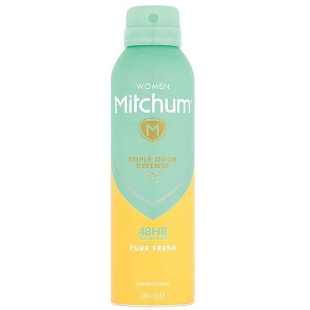 Deodorant spray cu aloe vera si vitamina A Triple Odor Defense Pure Fresh, 200 ml, Mitchum