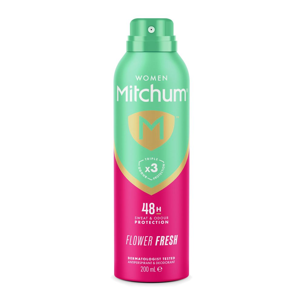 Antiperspirant spray Triple Odor Defense Flower Fresh, 200 ml, Mitchum