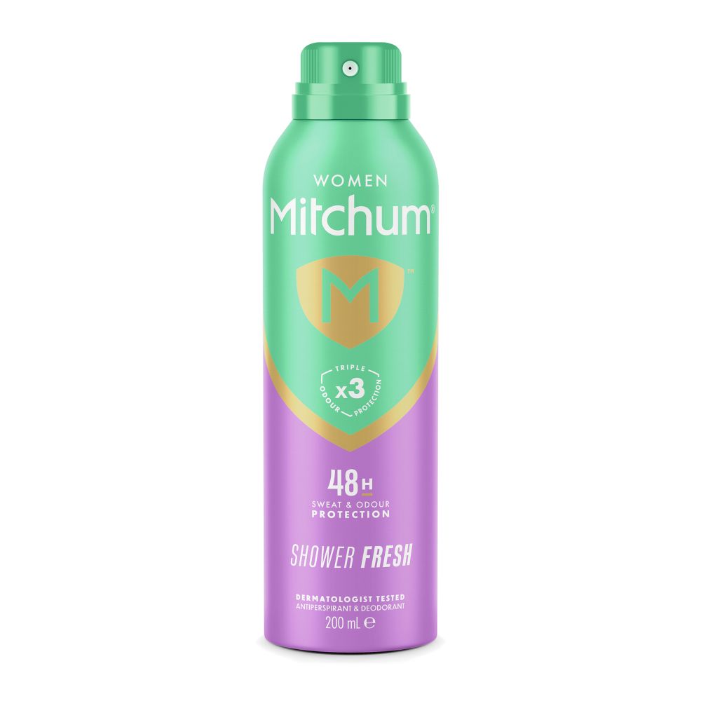 Antiperspirant spray Triple Odor Defense Shower Fresh, 200 ml, Mitchum