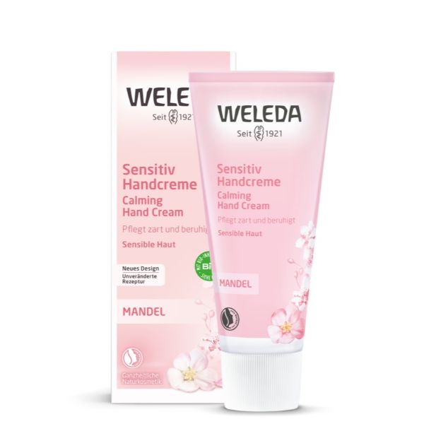 Crema de maini cu migdale pentru piele sensibila, 50 ml, Weleda