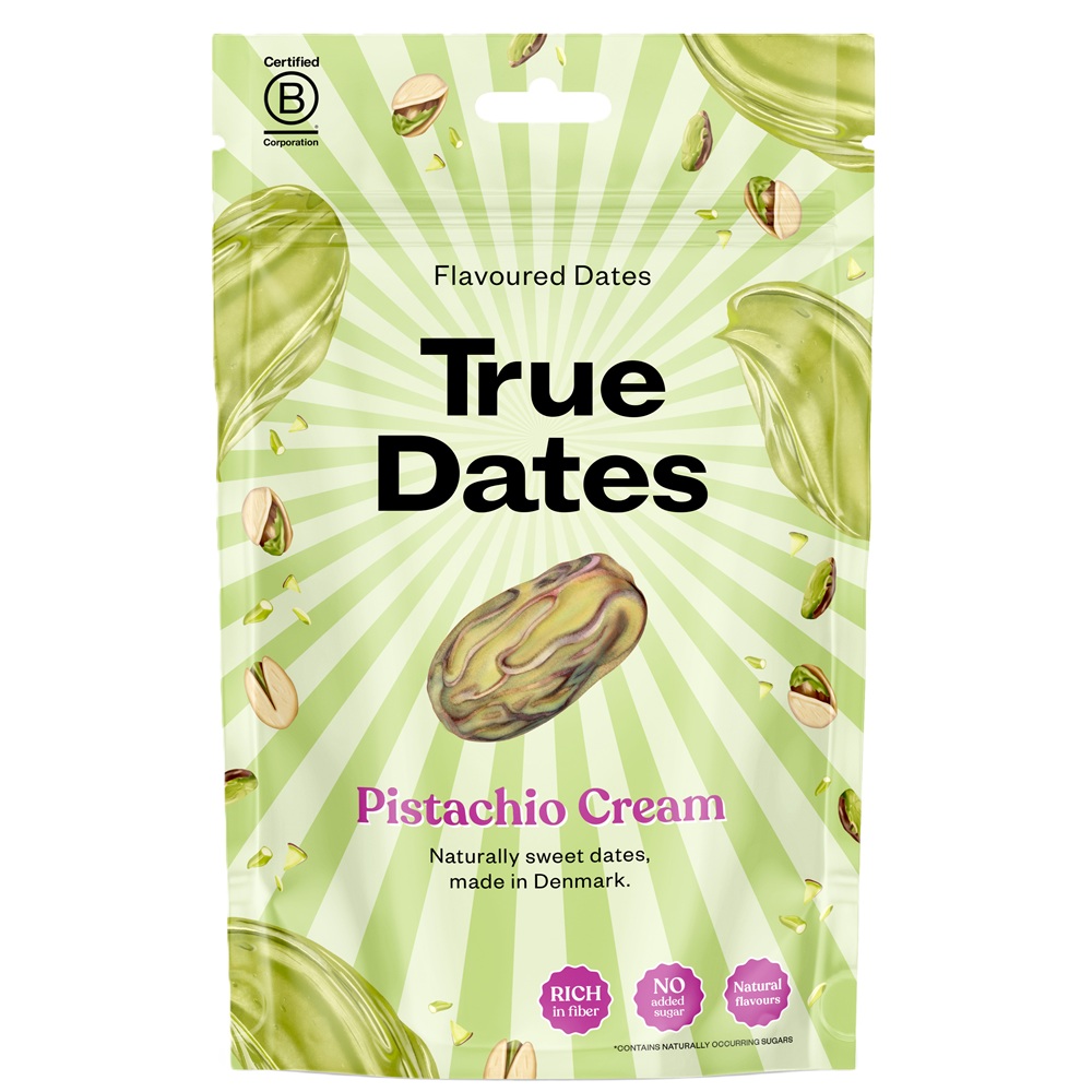 Curmale cu aroma Pistachio Cream, 100 g, True Dates