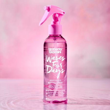 Spray fixativ si protectie termica pentru parul ondulat Waves For Days, 200 ml, Umberto Giannini 717821