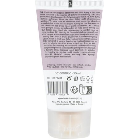 Crema cu lanolina pentru piele uscata si iritata, 50 ml, Abena 717867
