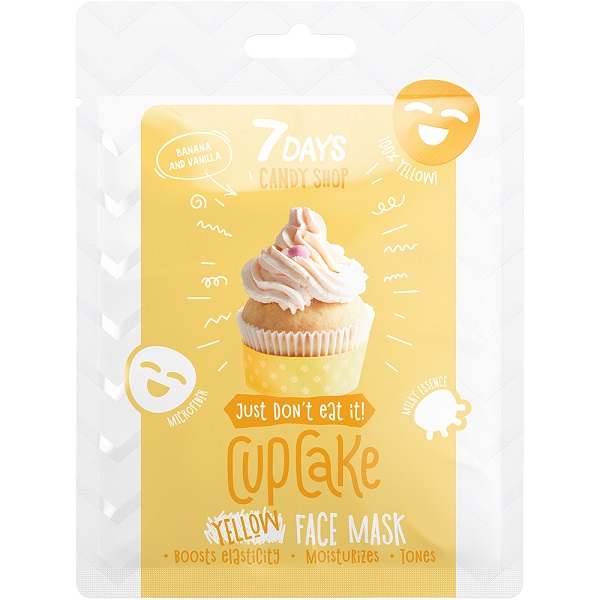 Masca de fata Candy Shop Cupcake, 25g, 7 Days