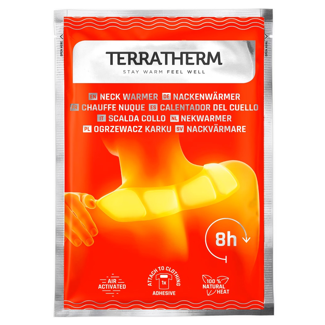 Plasture termic autoadeziv pentru zona cervicala Neck Warmer, 1 bucata, TerraTherm