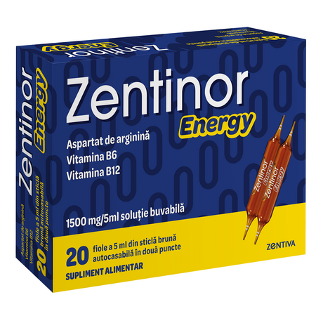 Zentinor Energy, 20 fiole, Zentiva 717941