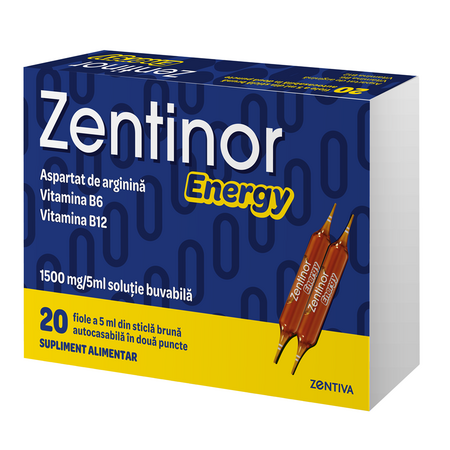 Zentinor Energy, 20 fiole, Zentiva 717939