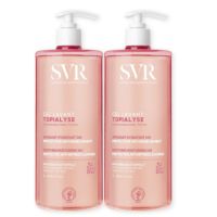Pachet Gel de dus lavant pentru piele uscata si sensibila Topialyse, 2x1000 ml, Svr