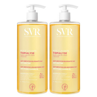 Pachet ulei lavant pentru piele uscata si sensibila Topialyse, 2x1000 ml, Svr
