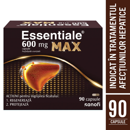 Essentiale MAX, 600 mg, 90 capsule, Sanofi