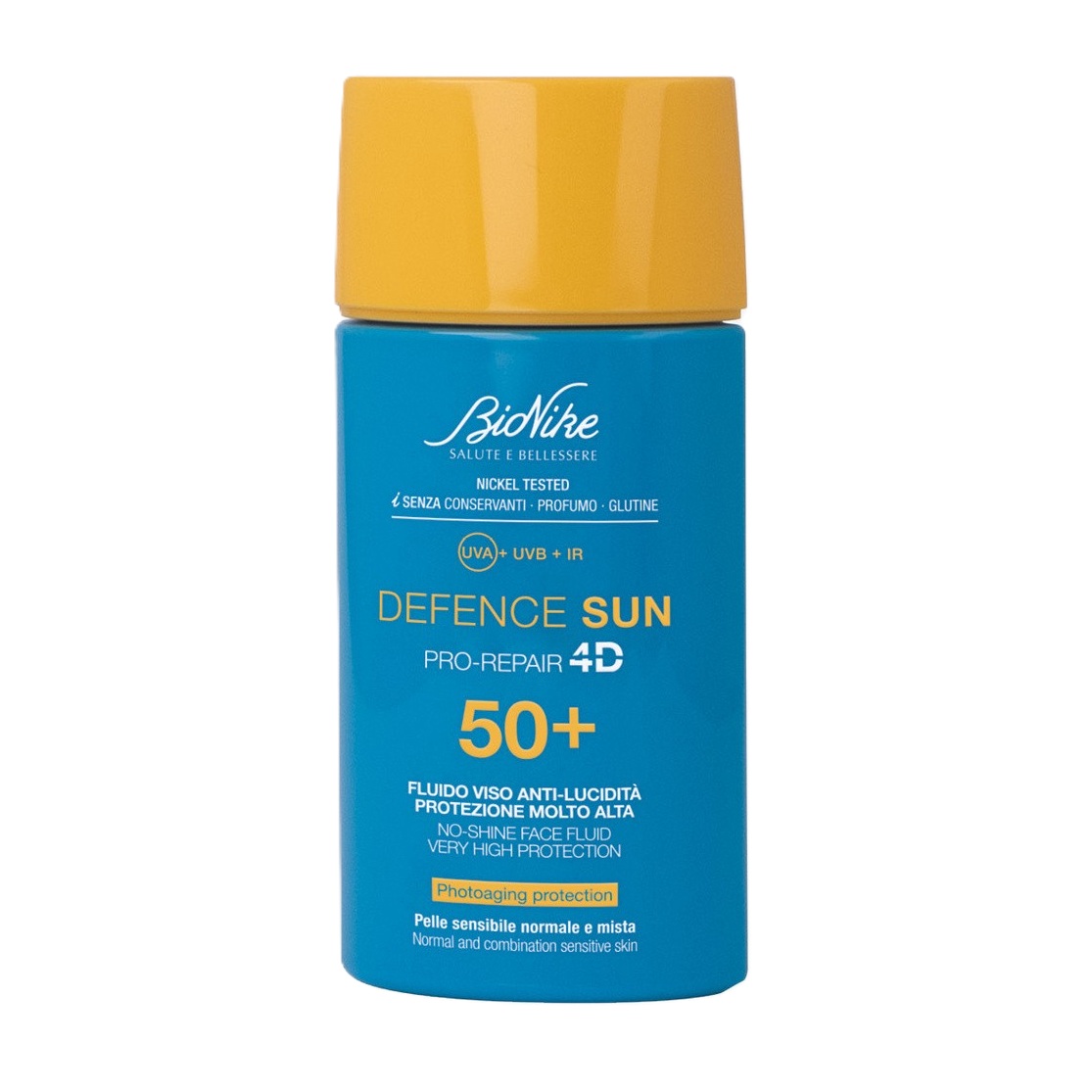 Fluid matifiant cu protectie solara SPF50+ Defence Sun Pro Repair 4D, 50 ml, Bionike