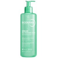 Gel spumant activ pentru piele mixta, grasa si predispusa la acnee Sebium, 400 ml, Bioderma