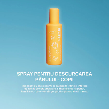 Spray leave in pentru descurcarea parului la copii Kids, 200 ml, Luna 718918