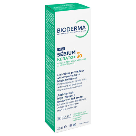 Crema anti-imperfectiuni cu SFP 30 Sebium Kerato+, 30 ml, Bioderma 718397