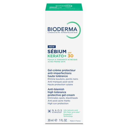 Crema anti-imperfectiuni cu SFP 30 Sebium Kerato+, 30 ml, Bioderma 718387