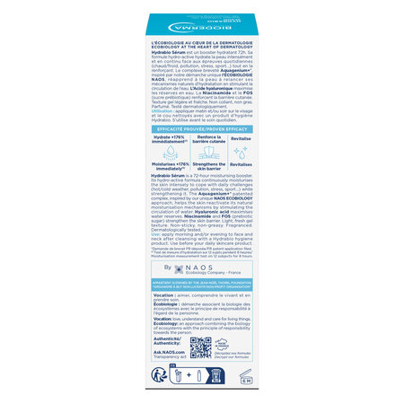 Ser hidratant Hydrabio, 40 ml, Bioderma 718457