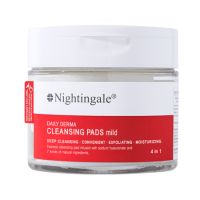 Dischete cu efect exfoliant si hidratant, Daily Derma, 70 bucati, Nightingale