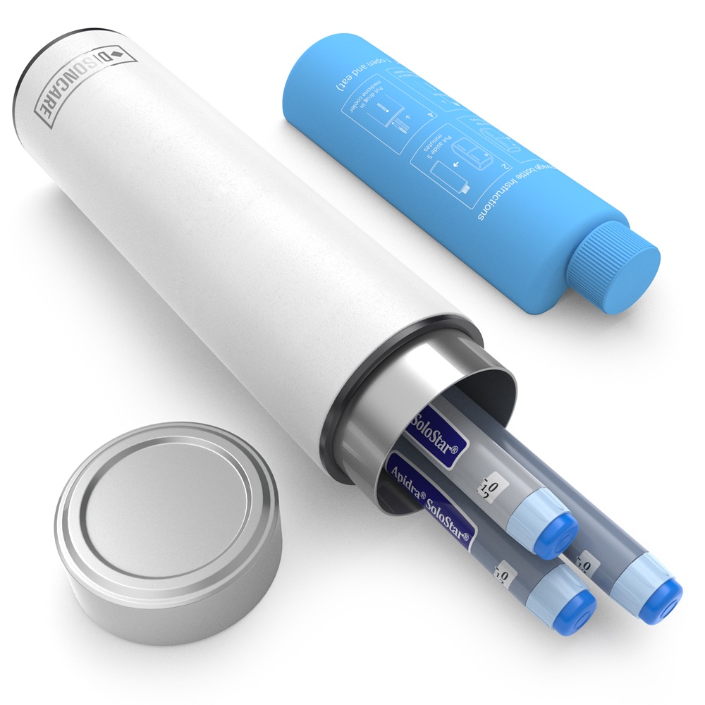 Termos portabil pentru insulina Odyssey Compact White, 1 bucata, Disoncare