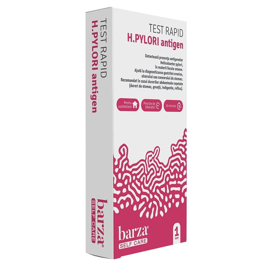 Test rapid H. Pylori antigen Barza, 1 bucata, Self Care