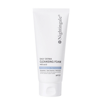 Spuma pentru curatarea tenului cu efect hidratant, pH 5.5, Daily Derma, 140 ml, Nightingale
