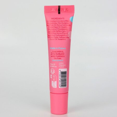 Balsam de buze colorat cu aroma de zmeura, 15 ml, Trew 718673