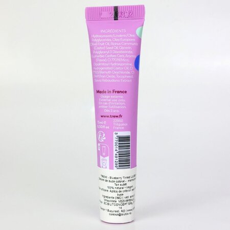 Balsam de buze colorat cu aroma de afine, 15 ml, Trew 718709