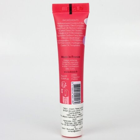 Balsam de buze colorat cu aroma de cirese, 15 ml, Trew 718726