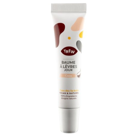Balsam de buze colorat cu aroma de cocos, 15 ml, Trew