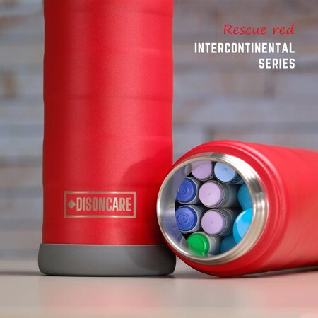 Termos portabil pentru insulina 1-Wheat Intercontinental Rescue Red, 1 bucata, Disoncare 718757