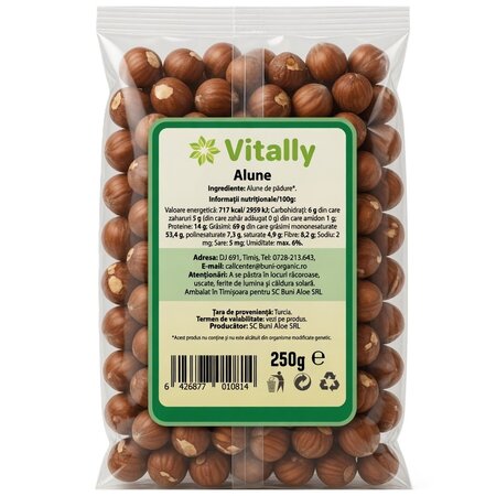 Alune de padure, 250 g, Vitally 723587