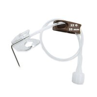 Ac Huber cu aripioare pentru camera implantabila Winged Surecan, 22 G x 25 mm, 1 bucata, B. Braun