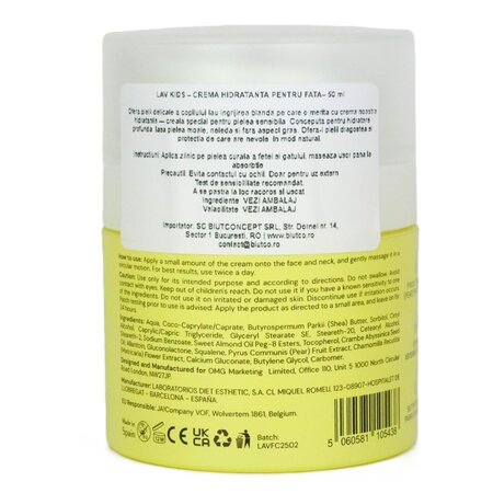 Crema hidratanta de fata pentru copii, 50 ml, Lav 718970