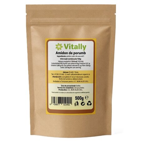 Amidon din porumb, 500 g, Vitally 723599