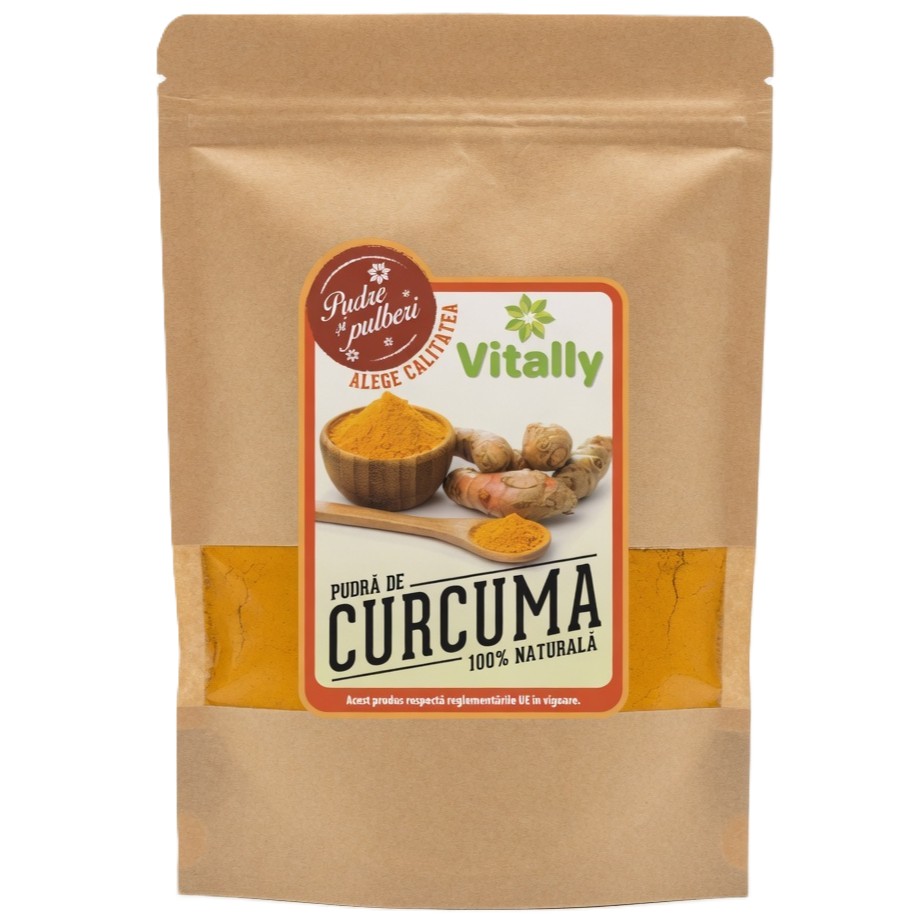 Pudra de curcuma, 100 g, Vitally