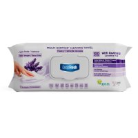 Servetele umede multisuprafete cu bicarbonat Lavanda, 100 bucati, Deep Fresh