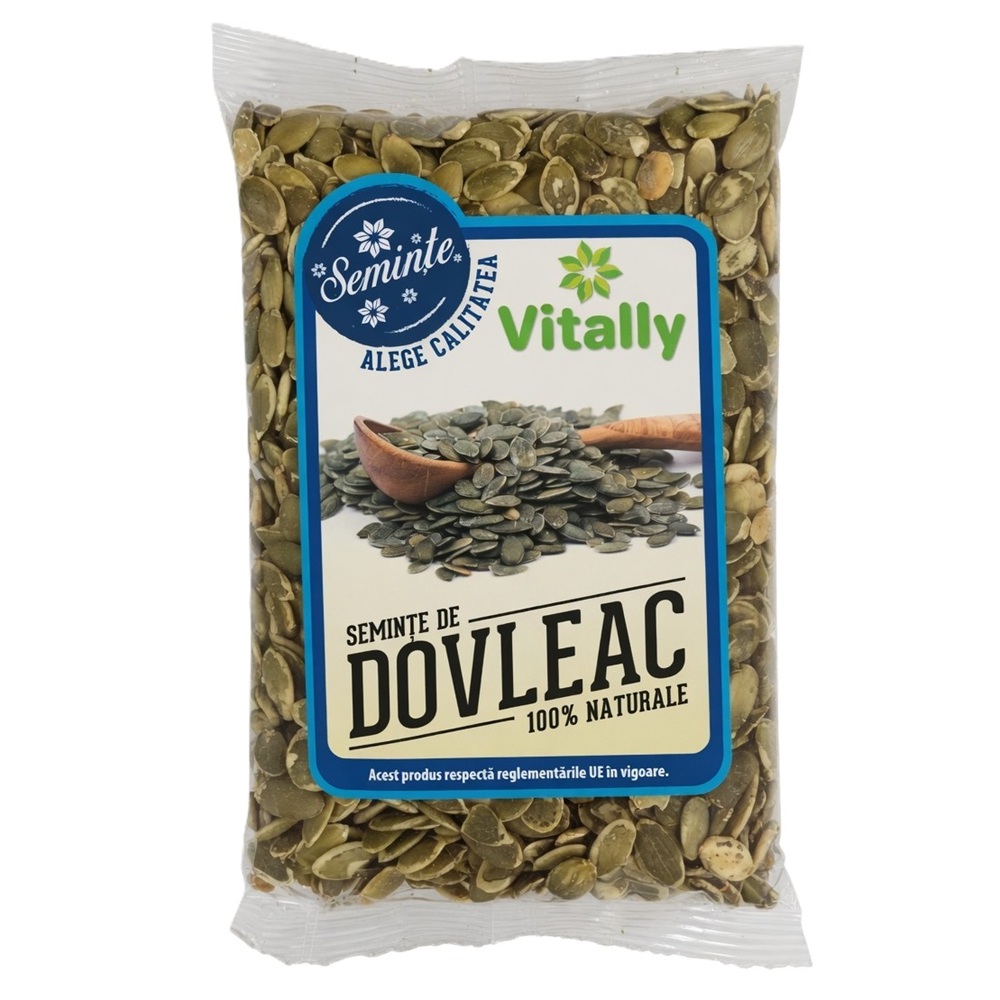 Seminte de dovleac decojite, 250 g, Vitally