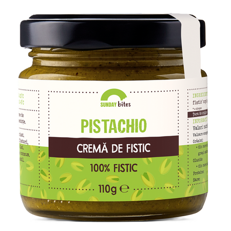 Crema de fistic Pistachio, 110 g, Sunday Bites