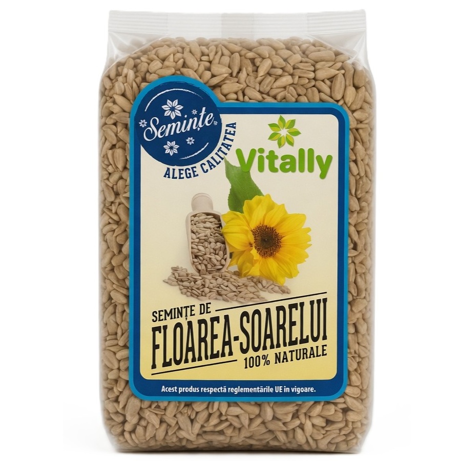 Seminte de floarea soarelui decojite, 250 g, Vitally