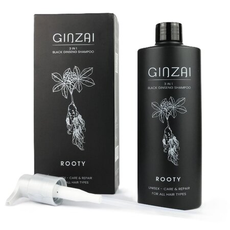 Sampon 3 in 1 cu ginseng negru coreean Rooty, 300 ml, Ginzai 719159