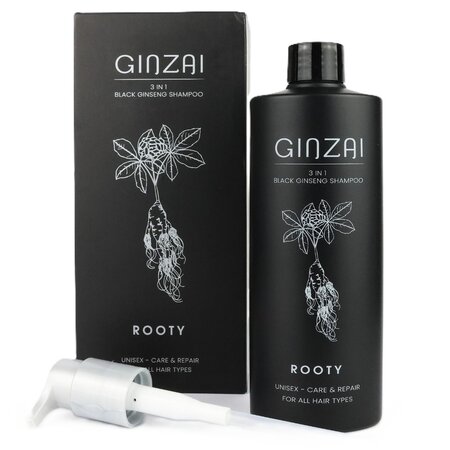 Sampon 3 in 1 cu ginseng negru coreean Rooty, 300 ml, Ginzai 719158