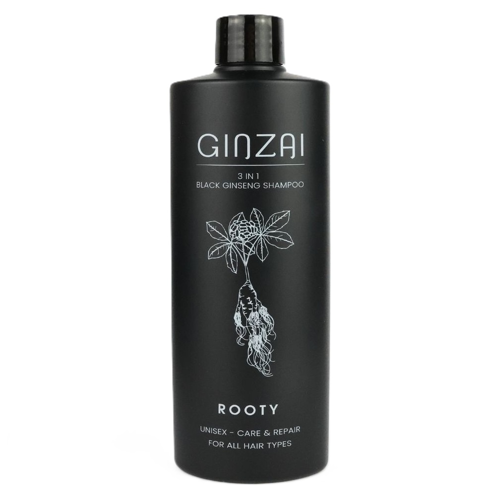 Sampon 3 in 1 cu ginseng negru coreean Rooty, 300 ml, Ginzai