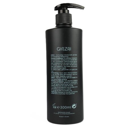 Balsam pentru par cu ginseng negru coreean, 300 ml, Ginzai 719174